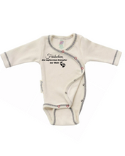 Lade das Bild in den Galerie-Viewer, Frühchen Wickelbody, Gr.44 -"Frühchen, die tapfersten Kämpfer der Welt" (Art.Nr.19)