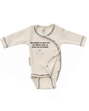 Lade das Bild in den Galerie-Viewer, Frühchen Wickelbody, Gr.44 -"eisbärküken" (Art.Nr.18)