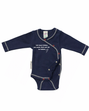 Lade das Bild in den Galerie-Viewer, Frühchen Wickelbody, Gr.44 -"Ich kam früher, um mehr Zeit mit dir zu haben" (Art.Nr.21)