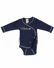 Lade das Bild in den Galerie-Viewer, Frühchen Wickelbody, Gr.44 -"MIT NAME PERSONALISIERT" (Art.Nr.21)