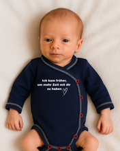 Lade das Bild in den Galerie-Viewer, Frühchen Wickelbody, Gr.44 -"Ich kam früher, um mehr Zeit mit dir zu haben" (Art.Nr.21)