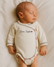 Lade das Bild in den Galerie-Viewer, Frühchen Wickelbody, Gr.44 -"MIT NAME PERSONALISIERT" (Art.Nr.21)