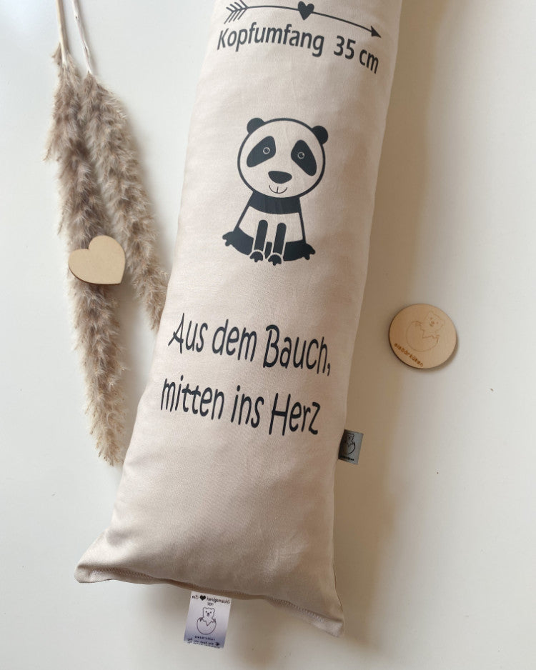 Geburtskissen nach Größe & Kopfumfang - Sand